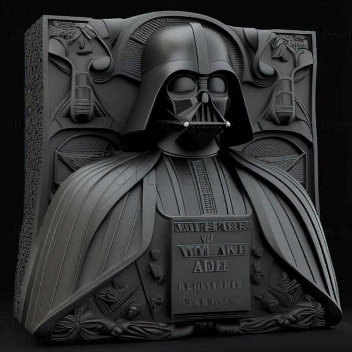 3D модель Дарт Вейдер Зоряні війни Епізод V Імперія завдає удару Бак (STL)